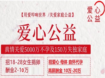 红安捐卵助孕生子 爱心志愿者招募
